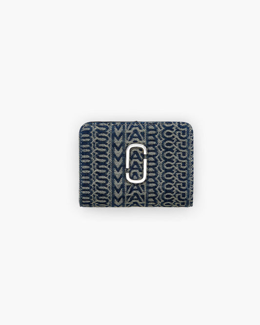 The Monogram  Denim J Marc Mini Compact Wallet