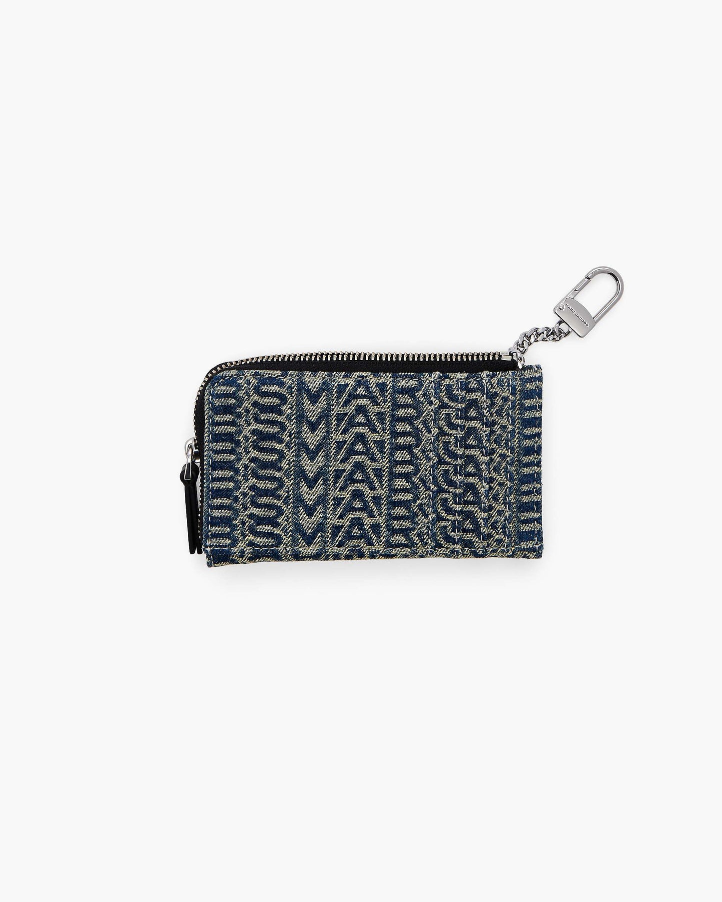 The Monogram  Denim J Marc Top Zip Multi Wallet