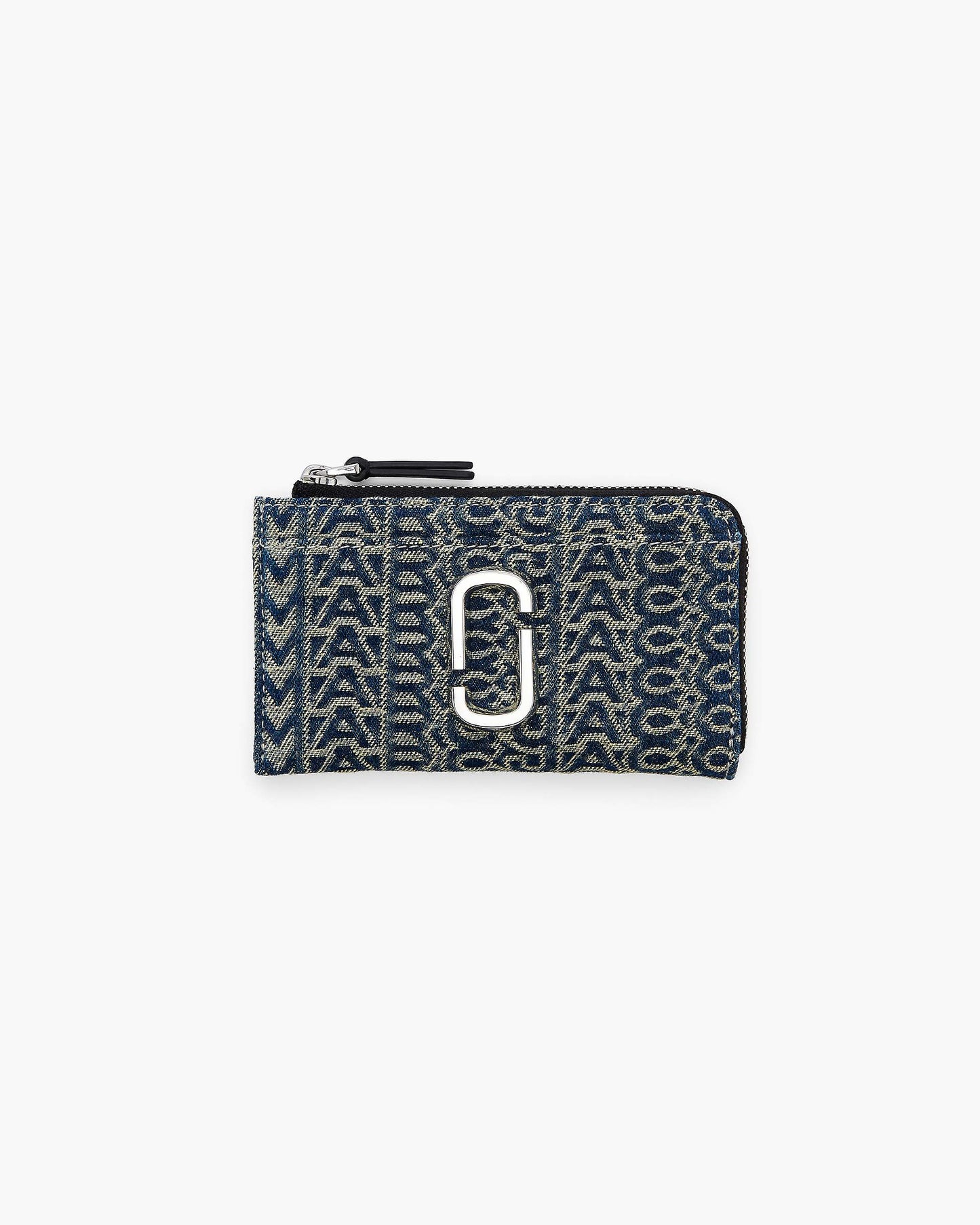 The Monogram  Denim J Marc Top Zip Multi Wallet