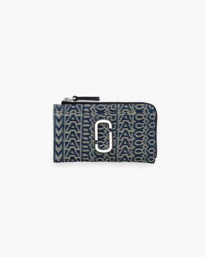 The Monogram  Denim J Marc Top Zip Multi Wallet