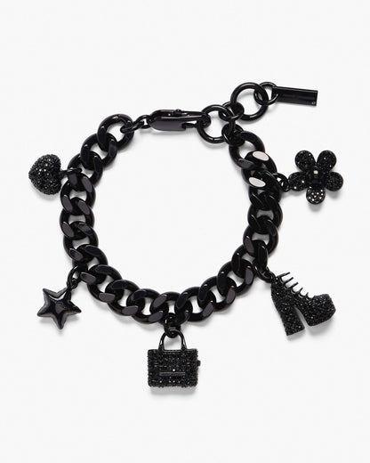 The Pave  Mini Icon Charm Bracelet