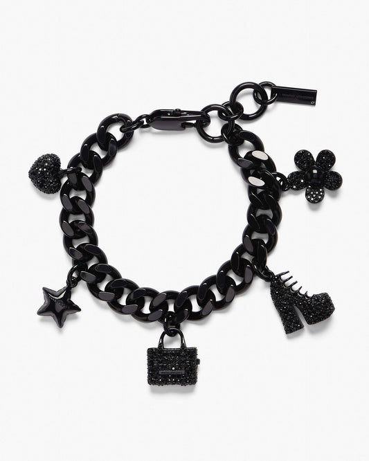 The Pave  Mini Icon Charm Bracelet