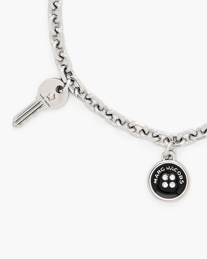 Button Charm Bracelet
