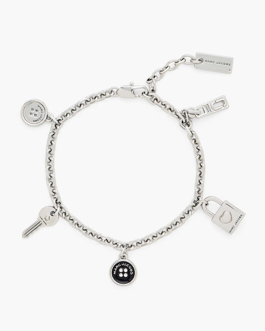 Button Charm Bracelet
