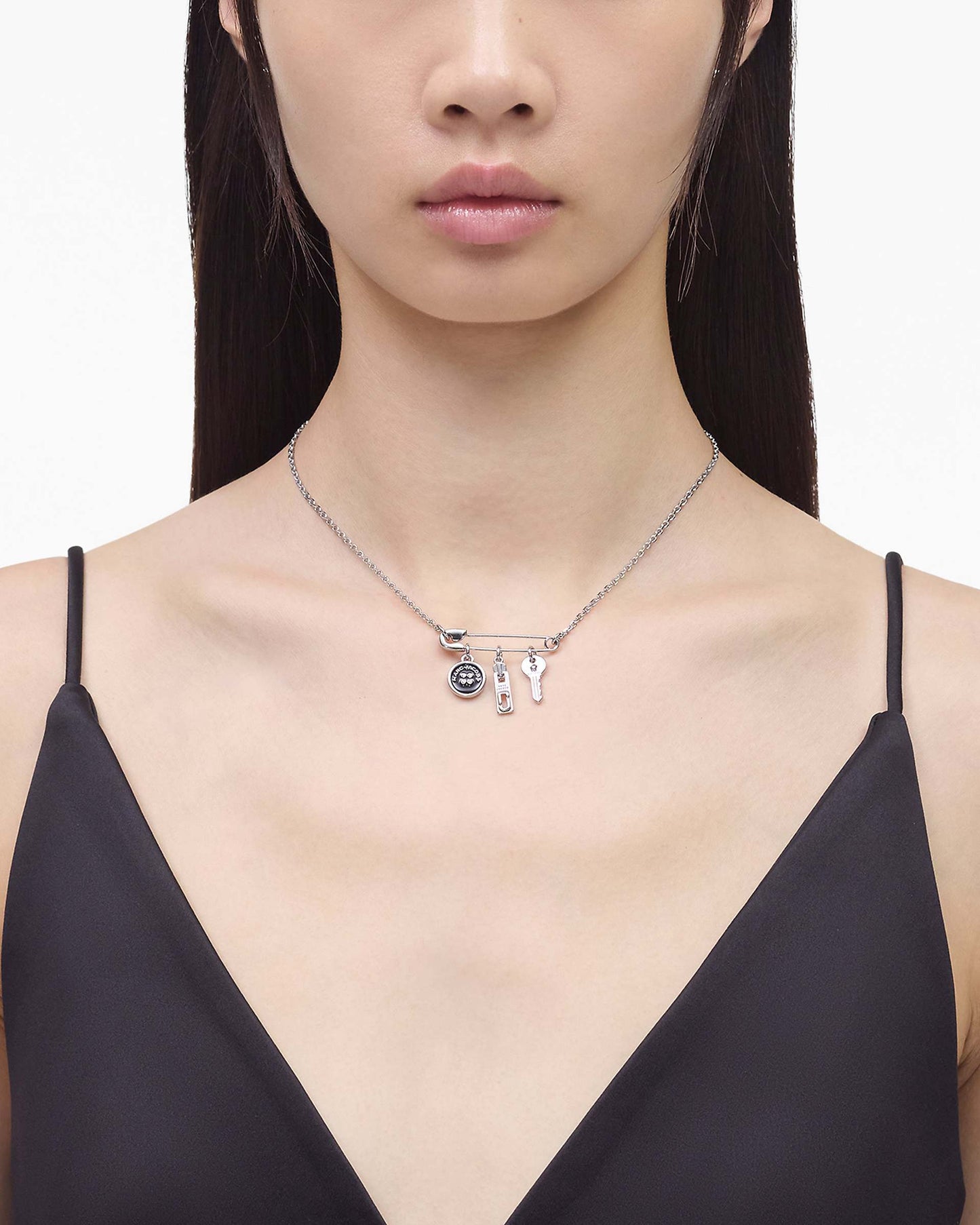 Button Charm Necklace