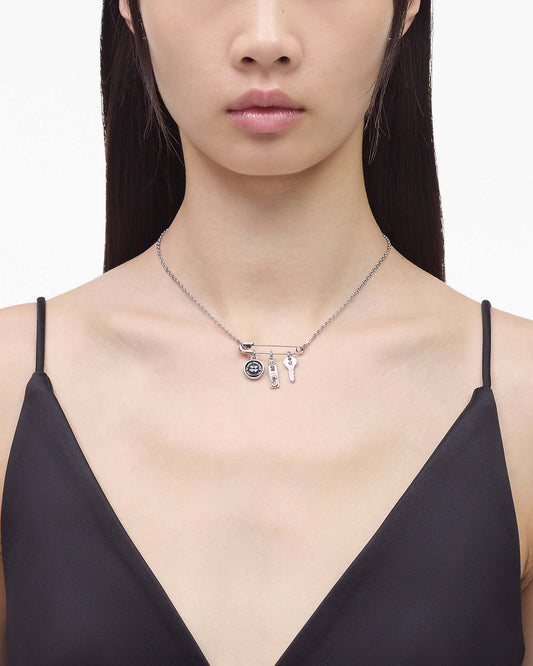Button Charm Necklace