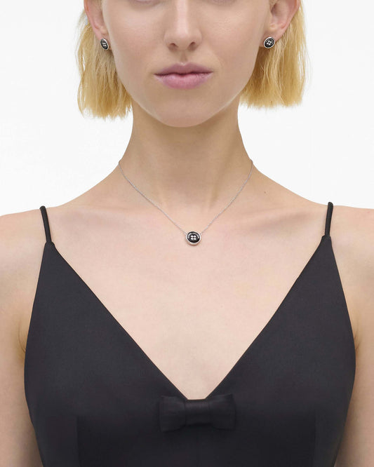 The Button  Pendant Necklace