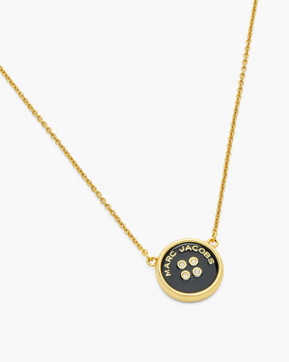 The Button  Pendant Necklace