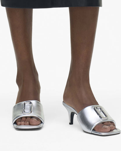 The Metallic  J Marc Heeled Sandal