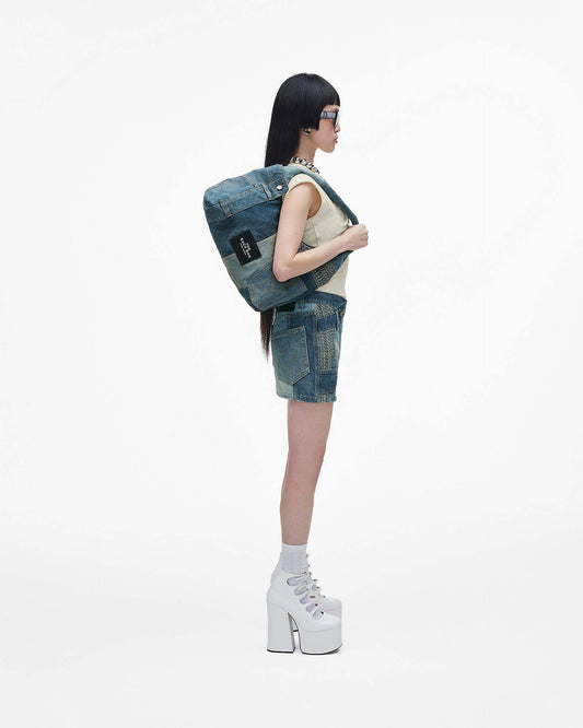 The Deconstructed  Denim Sack Bag