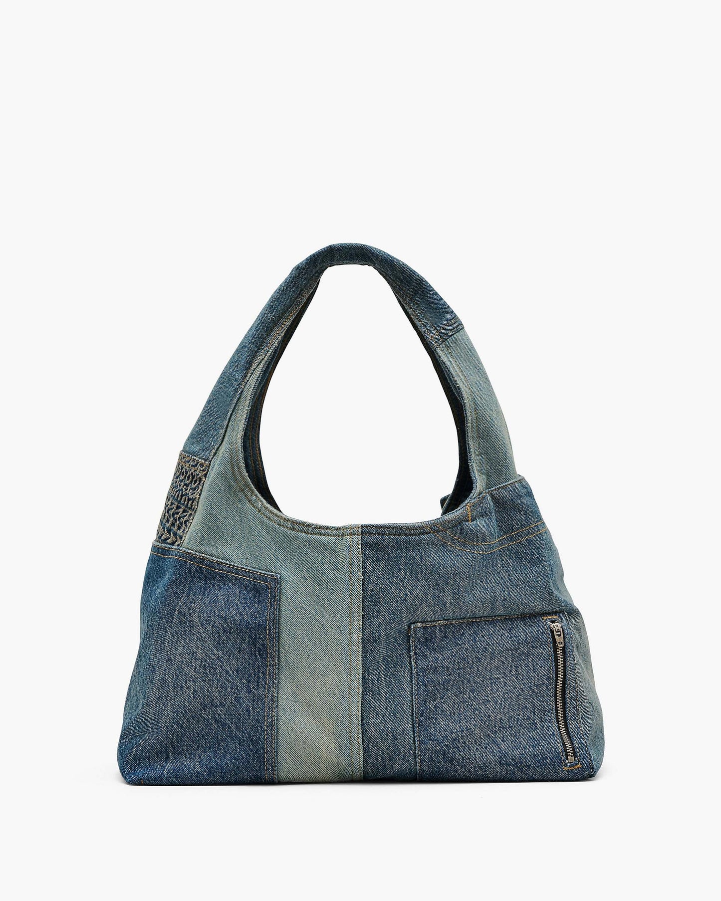 The Deconstructed  Denim Sack Bag