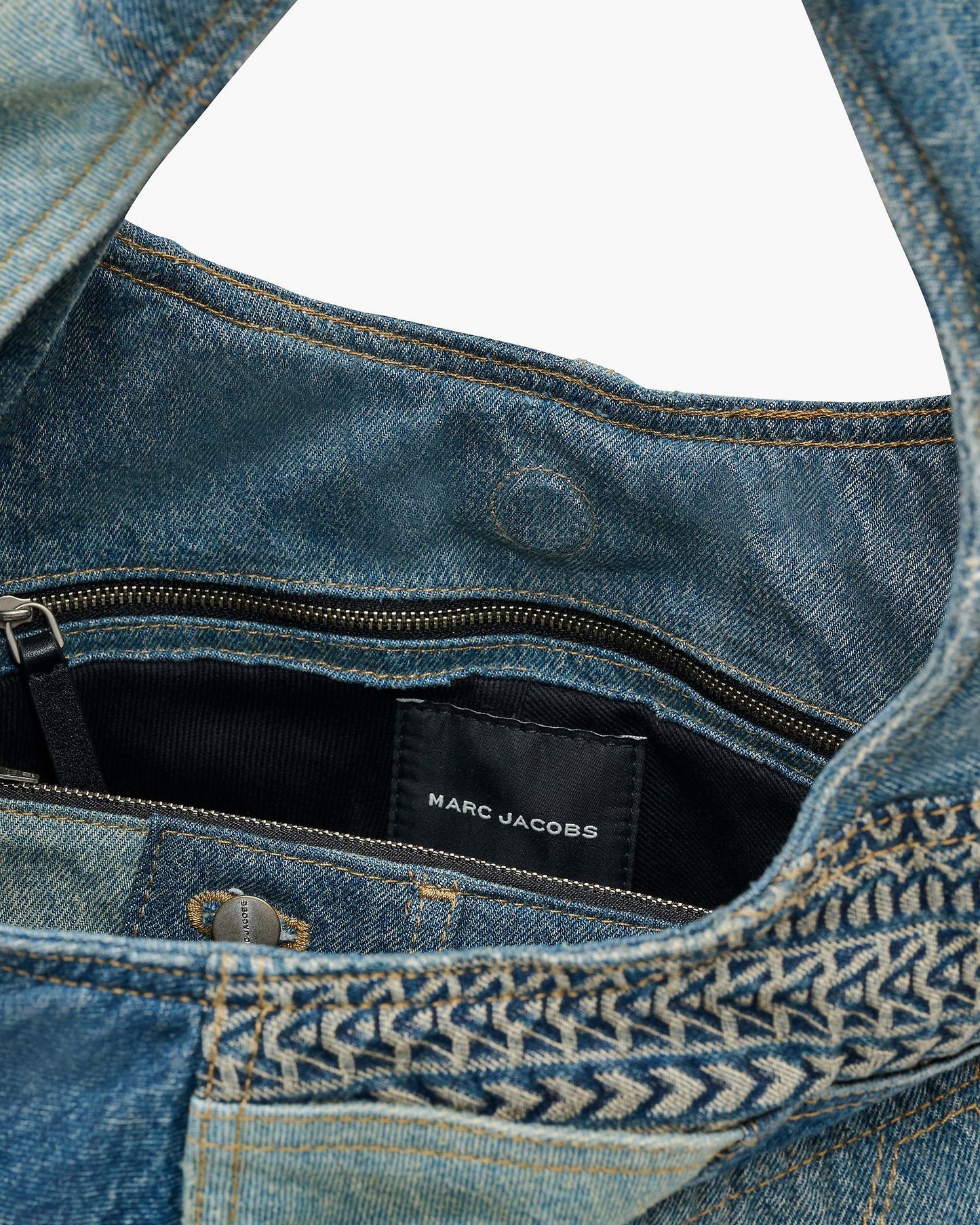 The Deconstructed  Denim Sack Bag