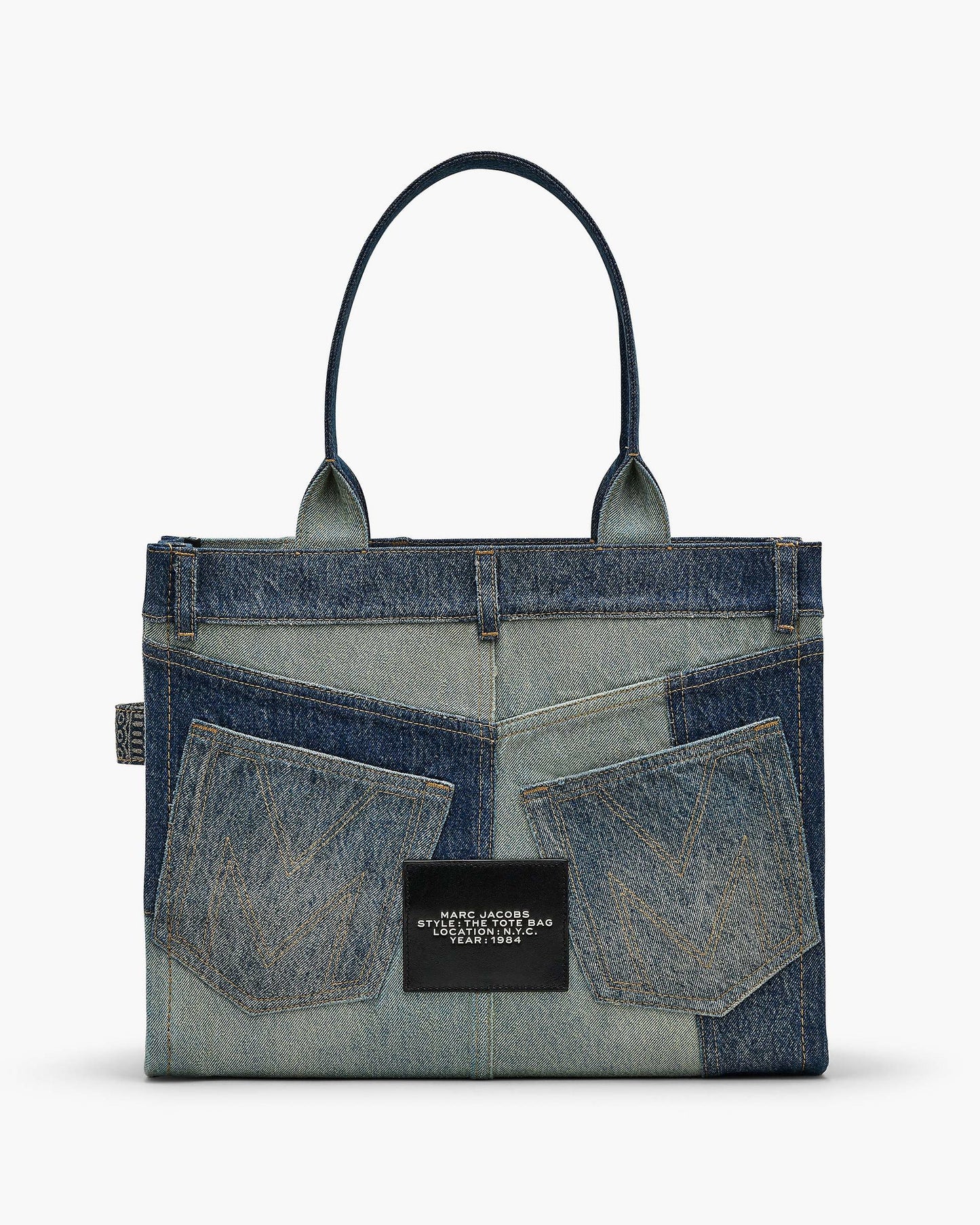 The Deconstructed  Denim Large Tote Bag