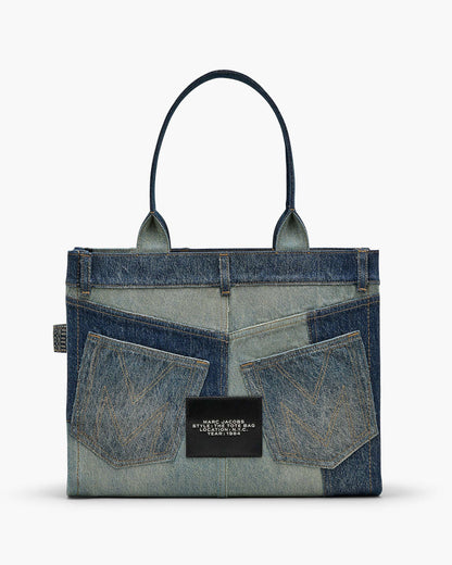 The Deconstructed  Denim Large Tote Bag