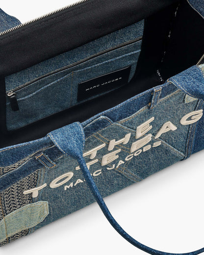 The Deconstructed  Denim Large Tote Bag