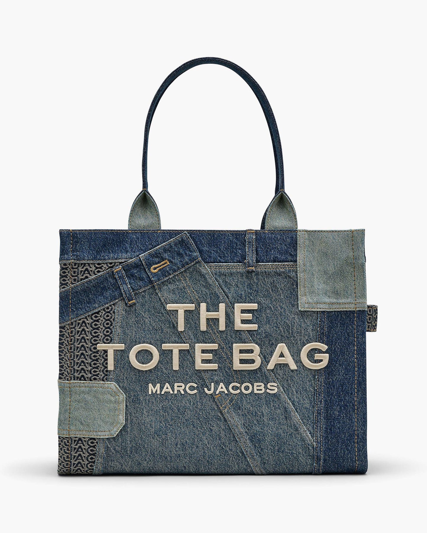 The Deconstructed  Denim Large Tote Bag