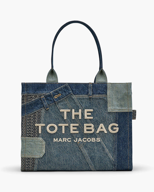 The Deconstructed  Denim Large Tote Bag