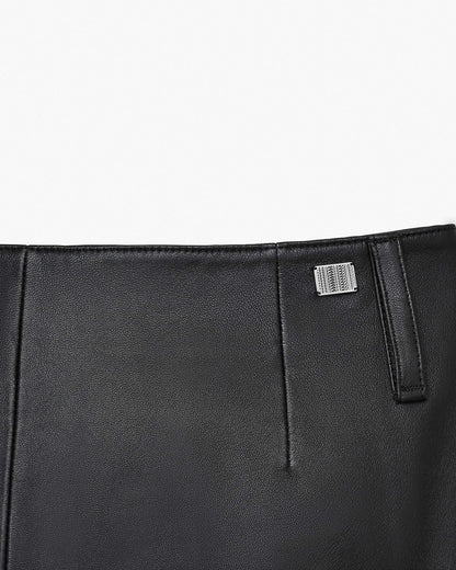 Leather Slim Skirt