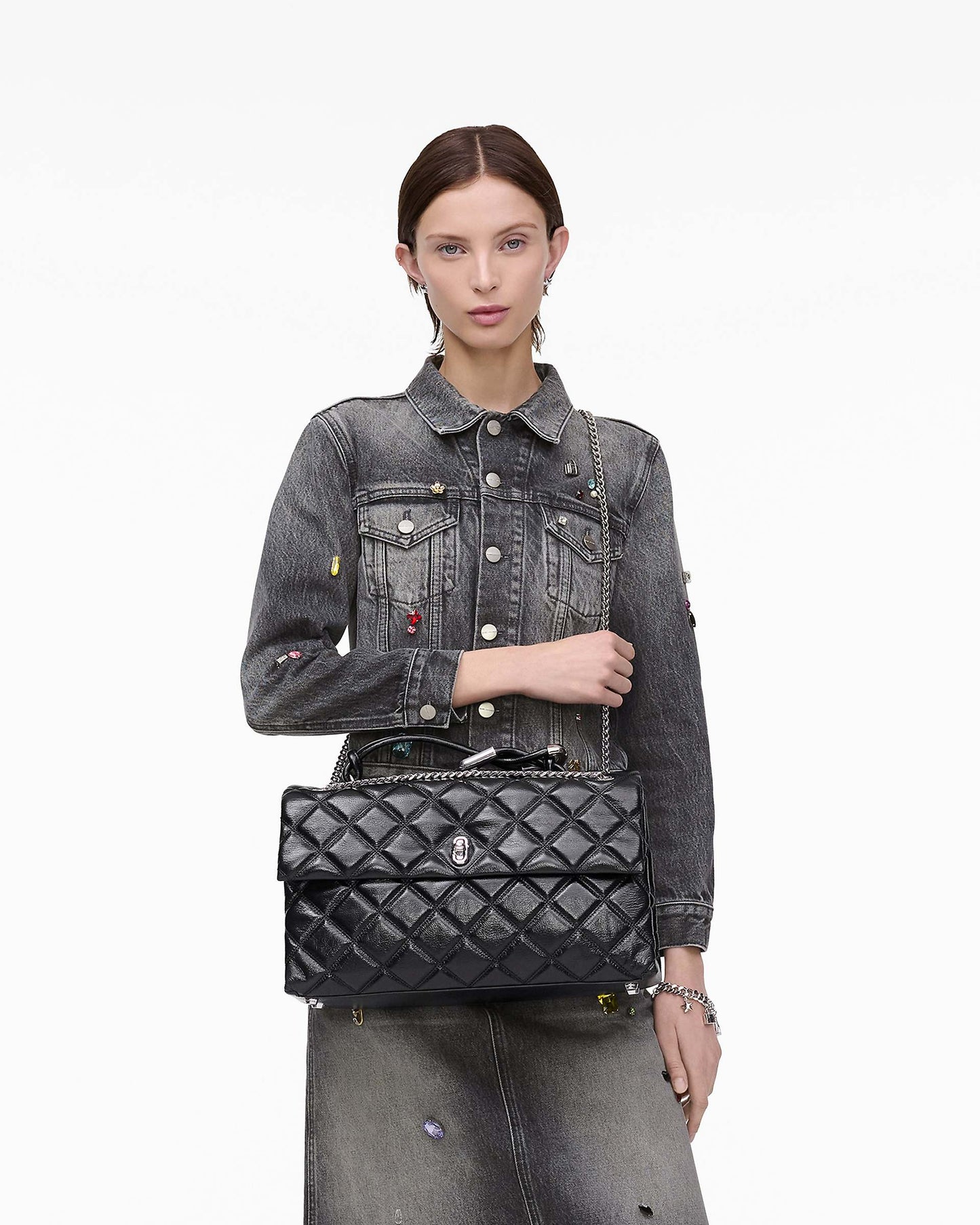 The Quilted  XL Dual Convertible Shoulder Bag