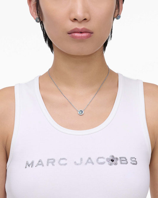 The Button  Abalone Necklace