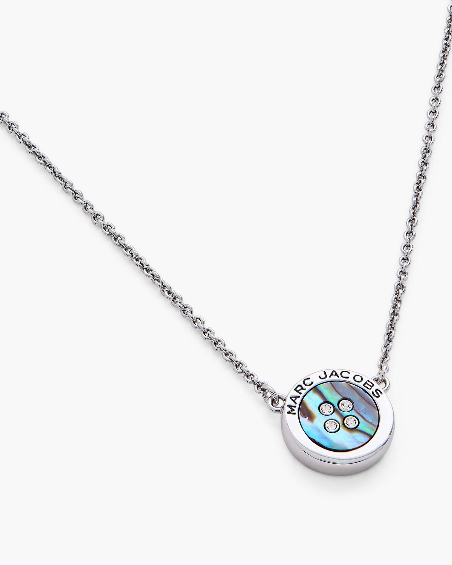 The Button  Abalone Necklace