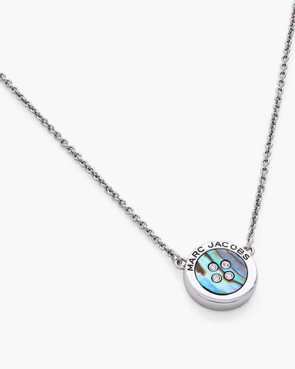 The Button  Abalone Necklace