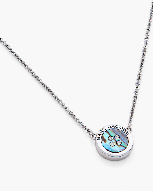 The Button  Abalone Necklace