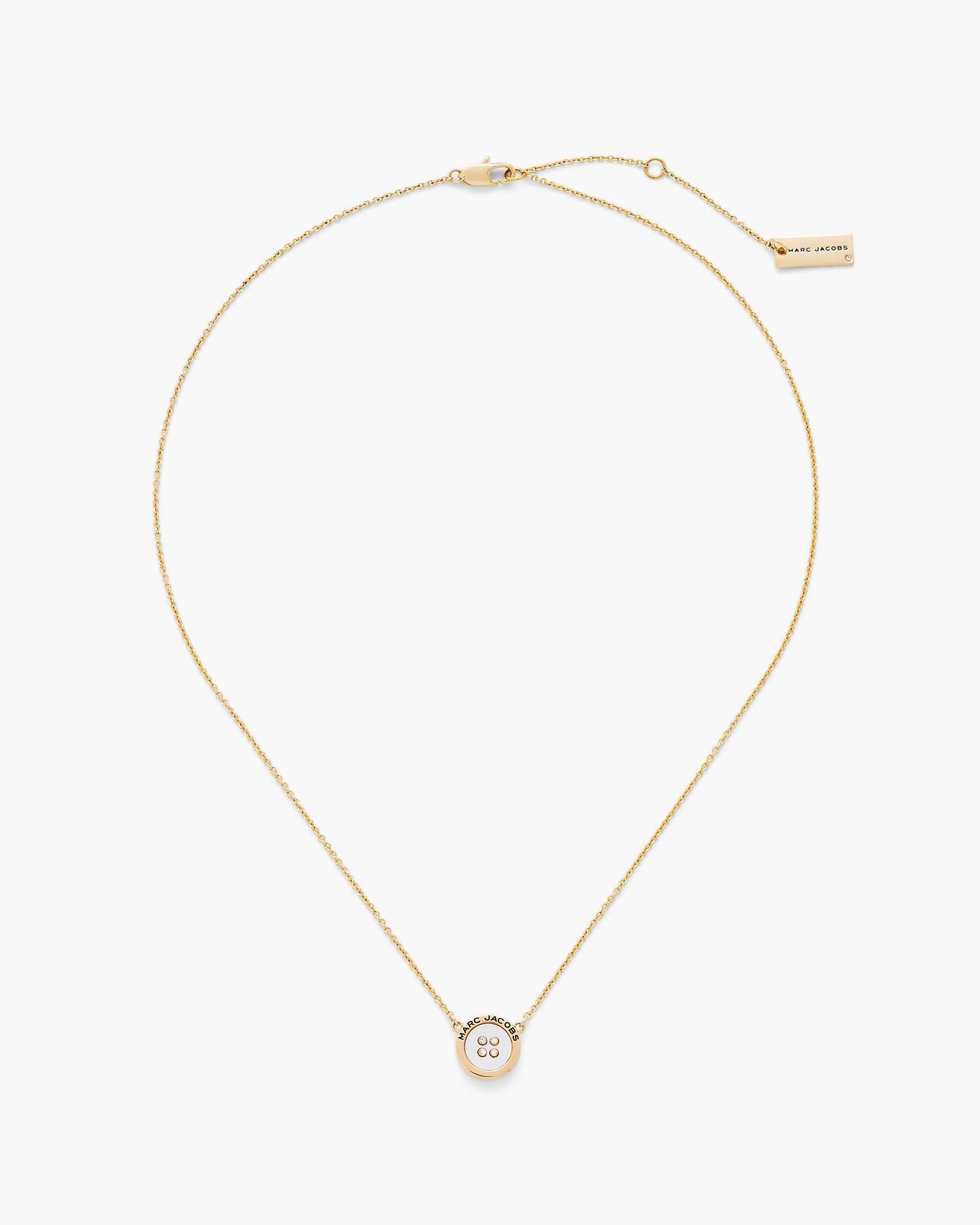 The Button  Mother Of Pearl Necklace