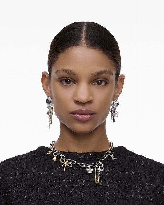 The Grunge  Glam Charm Necklace