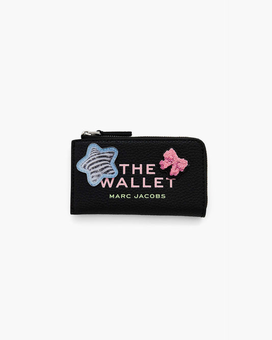 The Sticker  Patch Top Zip Multi Wallet