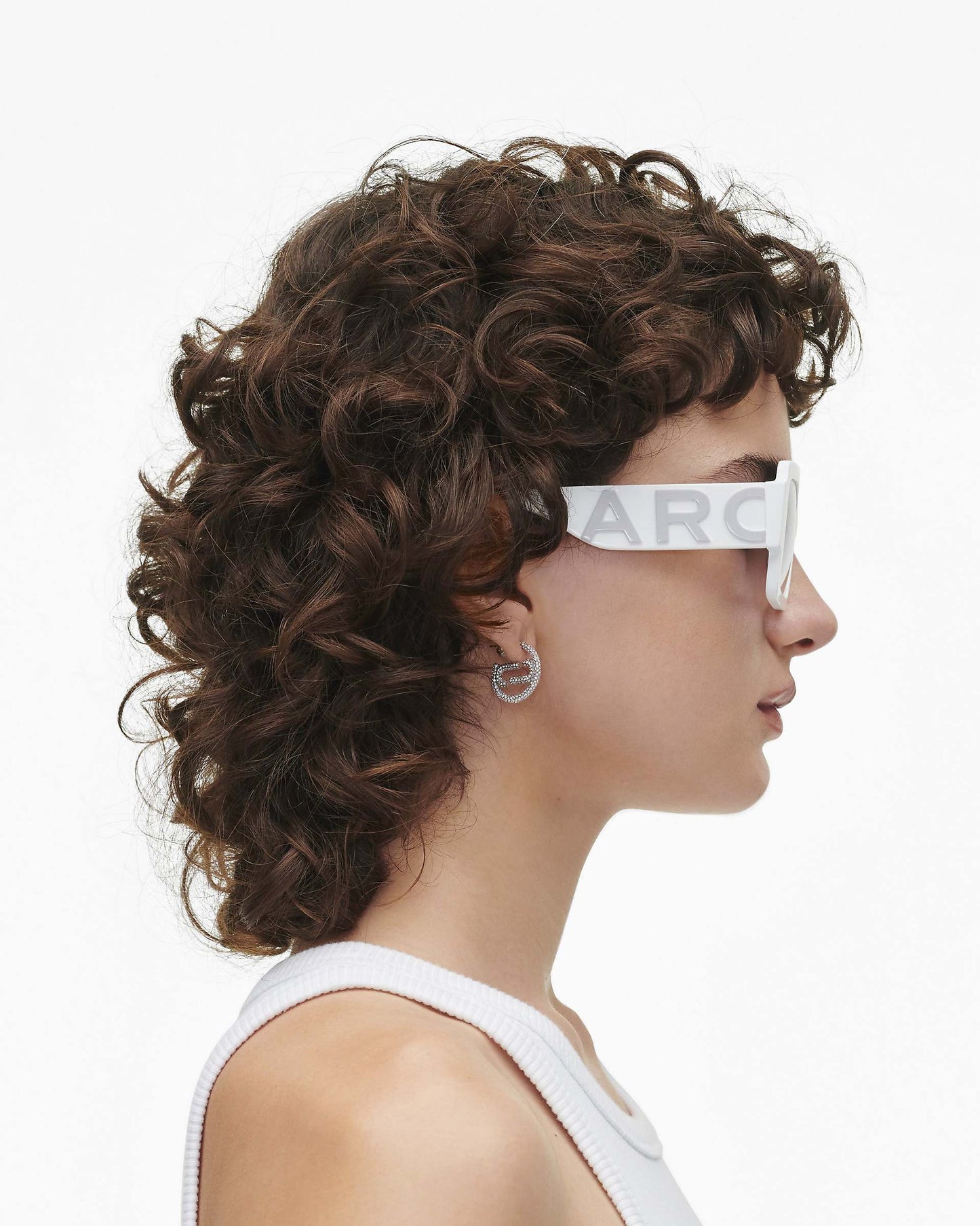The Bold  Logo Square Mirrored Sunglasses